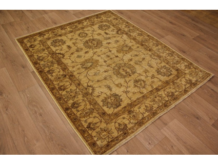 Hand-knotted Oriental carpet Ziegler virgin wool 184x154 cm