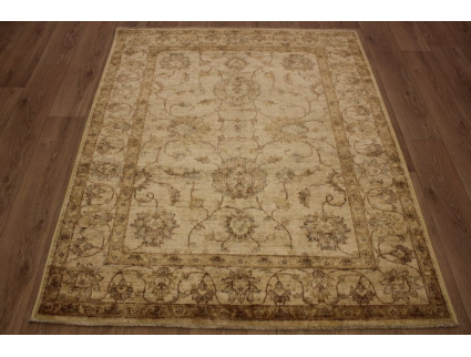 Hand-knotted Oriental carpet Ziegler virgin wool 184x154 cm