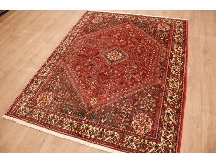 Persian carpet Abadeh pure wool 200x159 cm Red