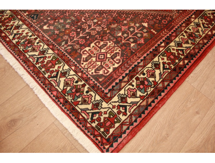 Persian carpet Abadeh pure wool 200x159 cm Red