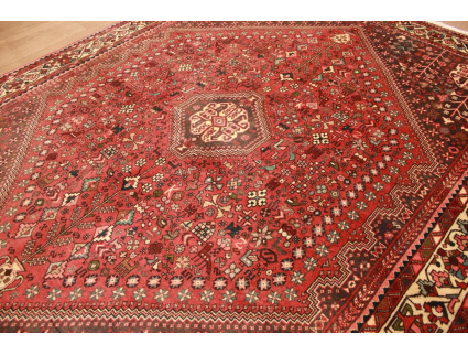 Persian carpet Abadeh pure wool 200x159 cm Red