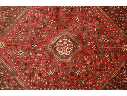 Persian carpet Abadeh pure wool 200x159 cm Red