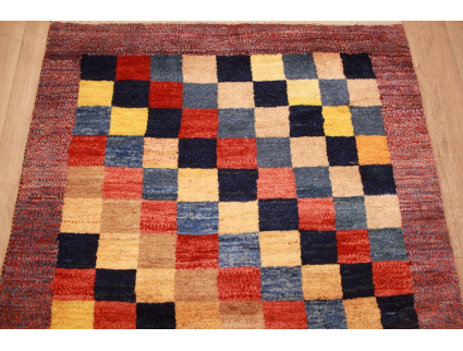 Nomadic Persian carpet Gabbeh wool 172x117 cm