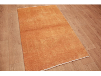 Nomadic Persian carpet Gabbeh wool 151x95 cm Orange