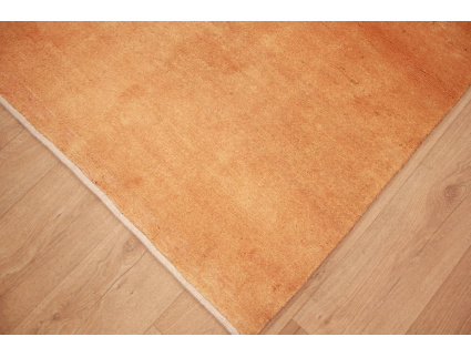 Nomadic Persian carpet Gabbeh wool 151x95 cm Orange