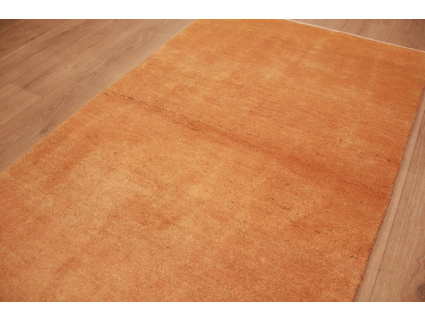 Nomadic Persian carpet Gabbeh wool 151x95 cm Orange