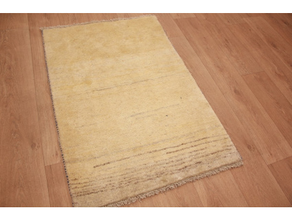 Nomadenteppich Perserteppich Gabbeh 116x78 cm Beige