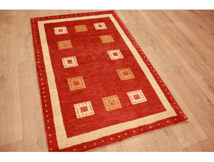 Nomadic Persian carpet Loribaft 126x80 cm Red