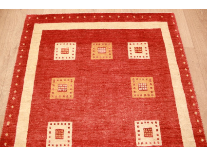 Nomadic Persian carpet Loribaft 126x80 cm Red