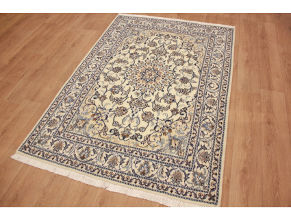 Orientteppich Nain  Perser Teppich 210x145 cm Beige