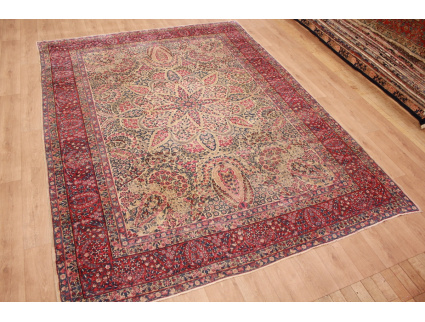 Perser Teppich Kerman Wollteppich 355x267 cm Vintage