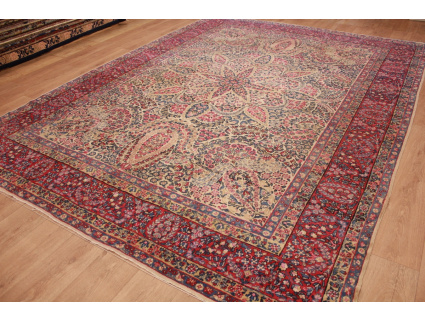 Perser Teppich Kerman Wollteppich 355x267 cm Vintage