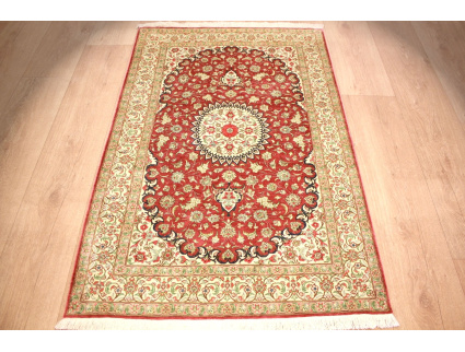 Persian carpet  Ghom  pure silk rug 120x80 cm