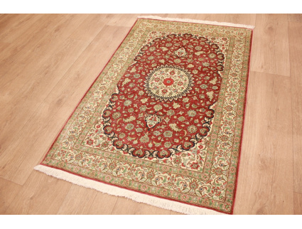 Persian carpet  Ghom  pure silk rug 120x80 cm