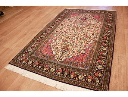 Persian carpet Ghom virgin wool 176x110 cm