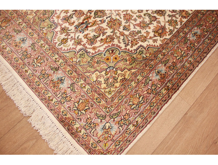 Oriental carpet Kashmir Silk 159x94 cm Beige