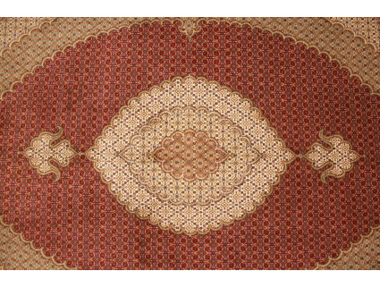 Persian carpet  Tabriz Mahi with Silk 314x200 cm