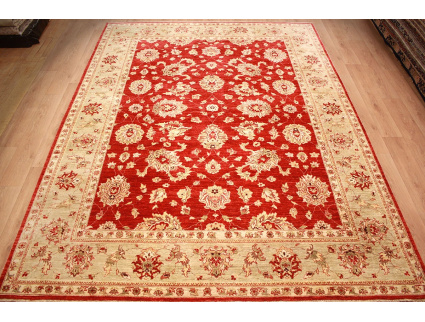 Oriental carpet "Ziegler" virgin wool 365x277 cm Red