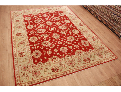 Oriental carpet "Ziegler" virgin wool 365x277 cm Red