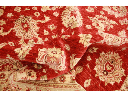 Oriental carpet "Ziegler" virgin wool 365x277 cm Red