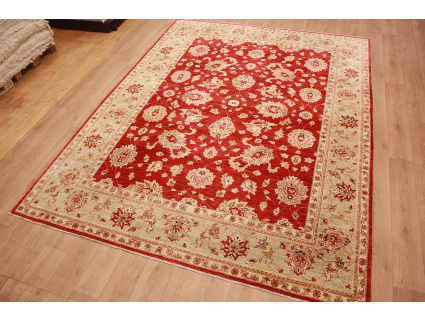 Oriental carpet "Ziegler" virgin wool 365x277 cm Red