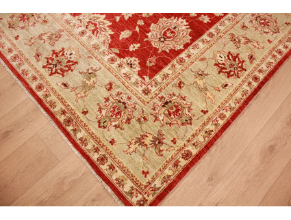 Oriental carpet "Ziegler" virgin wool 365x277 cm Red