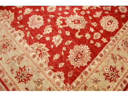 Oriental carpet "Ziegler" virgin wool 365x277 cm Red