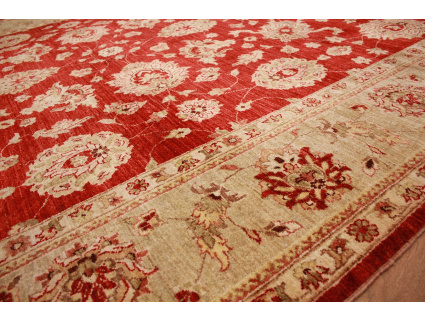 Oriental carpet "Ziegler" virgin wool 365x277 cm Red