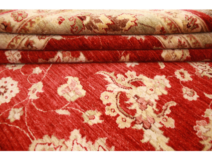 Oriental carpet "Ziegler" virgin wool 365x277 cm Red