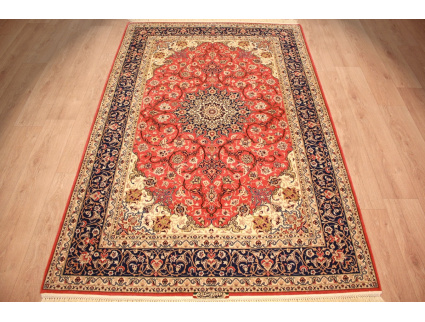 Perserteppich Isfahan mit Seide 235x153 cm