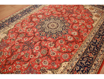 Perserteppich Isfahan mit Seide 235x153 cm