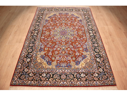 Perserteppich Isfahan mit Seide238x140 cm