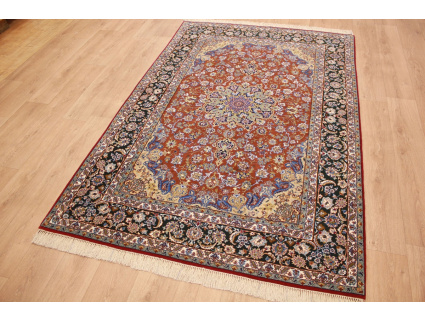 Perserteppich Isfahan mit Seide238x140 cm