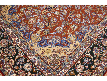 Persian carpet Isfahan with Silk 238x140 cm