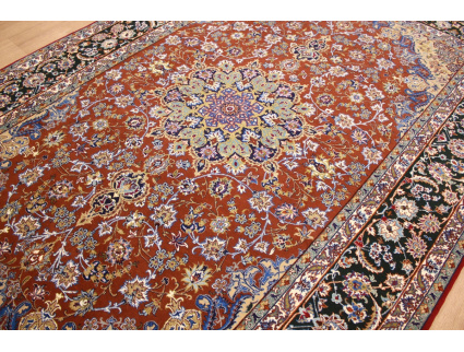 Persian carpet Isfahan with Silk 238x140 cm