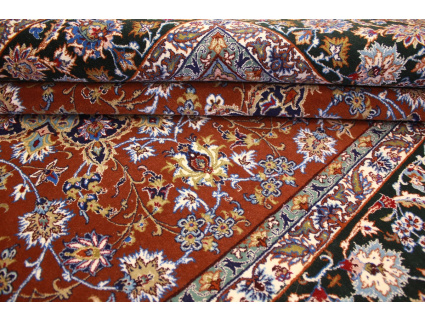 Persian carpet Isfahan with Silk 238x140 cm