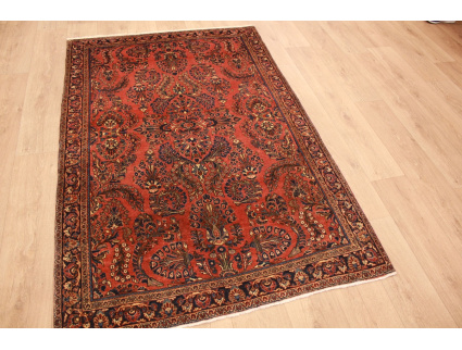 Antik Persian carpet "Sarough" Wool 195x128 cm Red