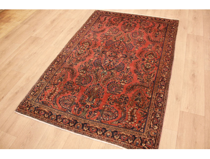 Antik Persian carpet "Sarough" Wool 195x128 cm Red