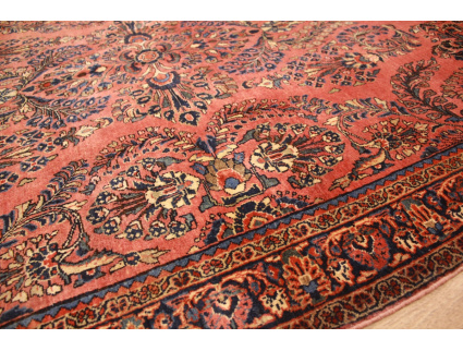 Antik Persian carpet "Sarough" Wool 195x128 cm Red