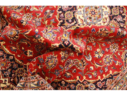 Persian carpet "Kashan" pure wool 348x245 cm