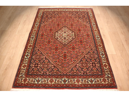 Persian carpet Bidjar oriental rug 202x137 cm Red