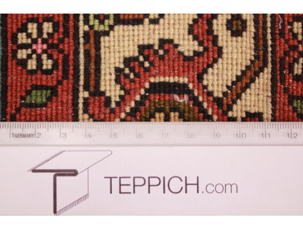 Perserteppich Bidjar Orient Teppich 202x137 cm Rot