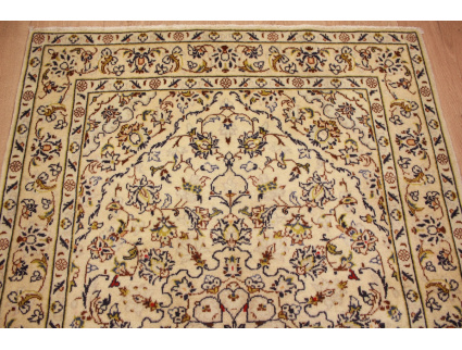 PerserteppichKaschan Beige Orientteppich 148x104 cm