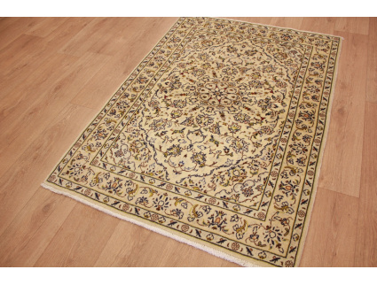 PerserteppichKaschan Beige Orientteppich 148x104 cm