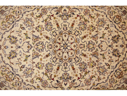 PerserteppichKaschan Beige Orientteppich 148x104 cm