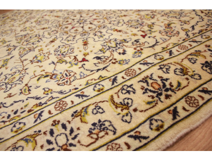 Persian carpet "Kashan" virgin wool 148x104 cm Beige