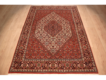 Persian carpet Bidjar oriental rug 206x140 cm Red