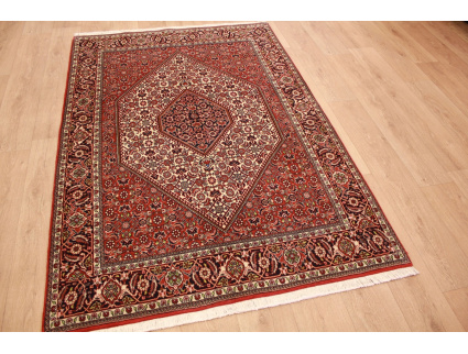 Persian carpet Bidjar oriental rug 206x140 cm Red