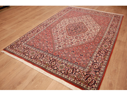 Persian carpet Bidjar oriental rug 206x140 cm Red