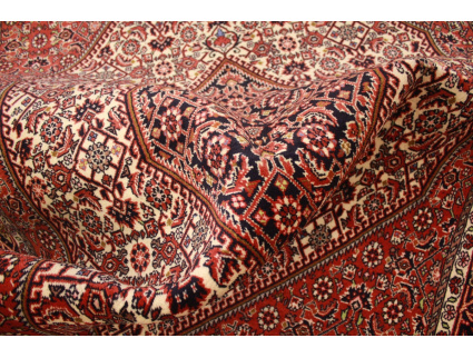 Persian carpet Bidjar oriental rug 206x140 cm Red